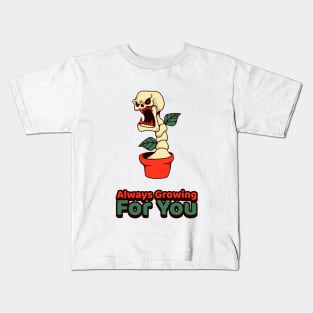 Plant skull Kids T-Shirt